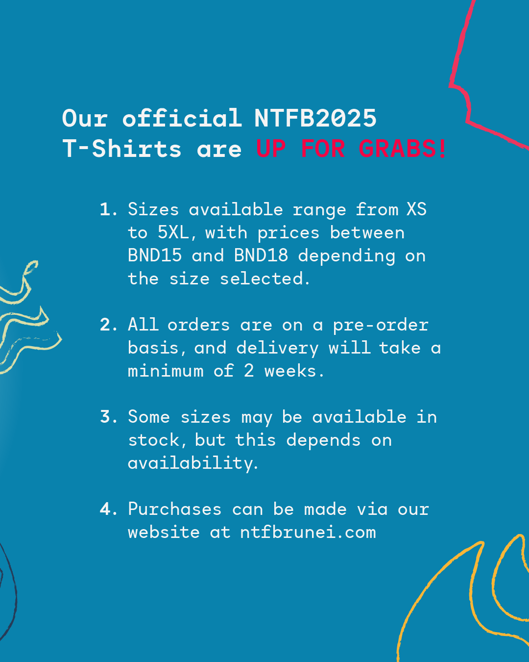 Official T-Shirt – NTFB 2025 - Image 2